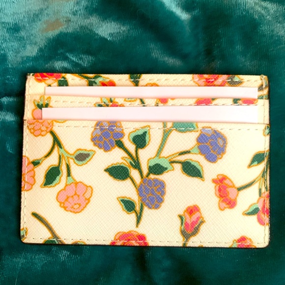 Kate Spade New York Card Holder Spring Time Blossoms - Picture 2 of 3